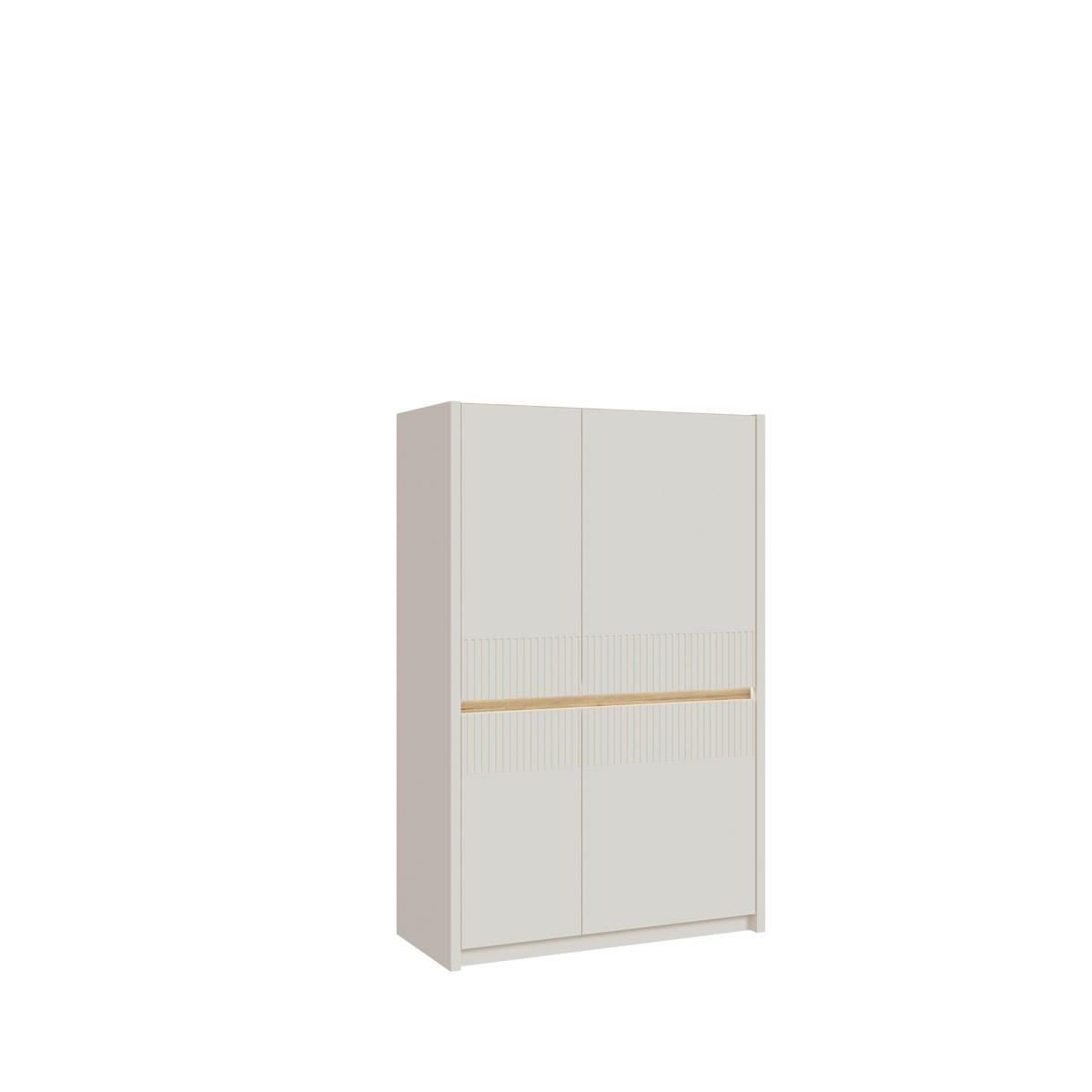 VITRINA   - boje hrasta/boje pijeska, Design, drvni materijal/plastika (95,3/146,7cm)