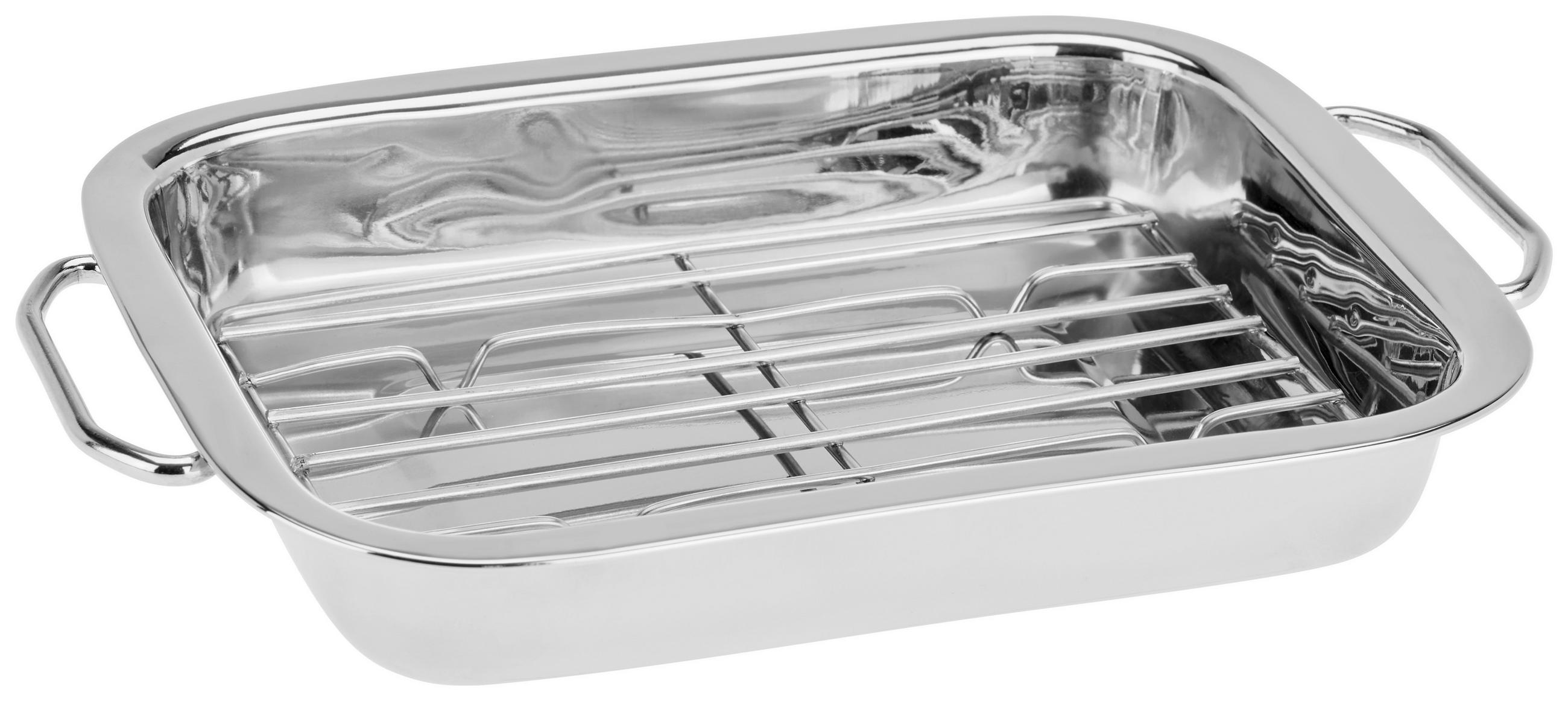 Auflaufform Esha Edelstahl Lbh: Ca. 26x21x4 Cm