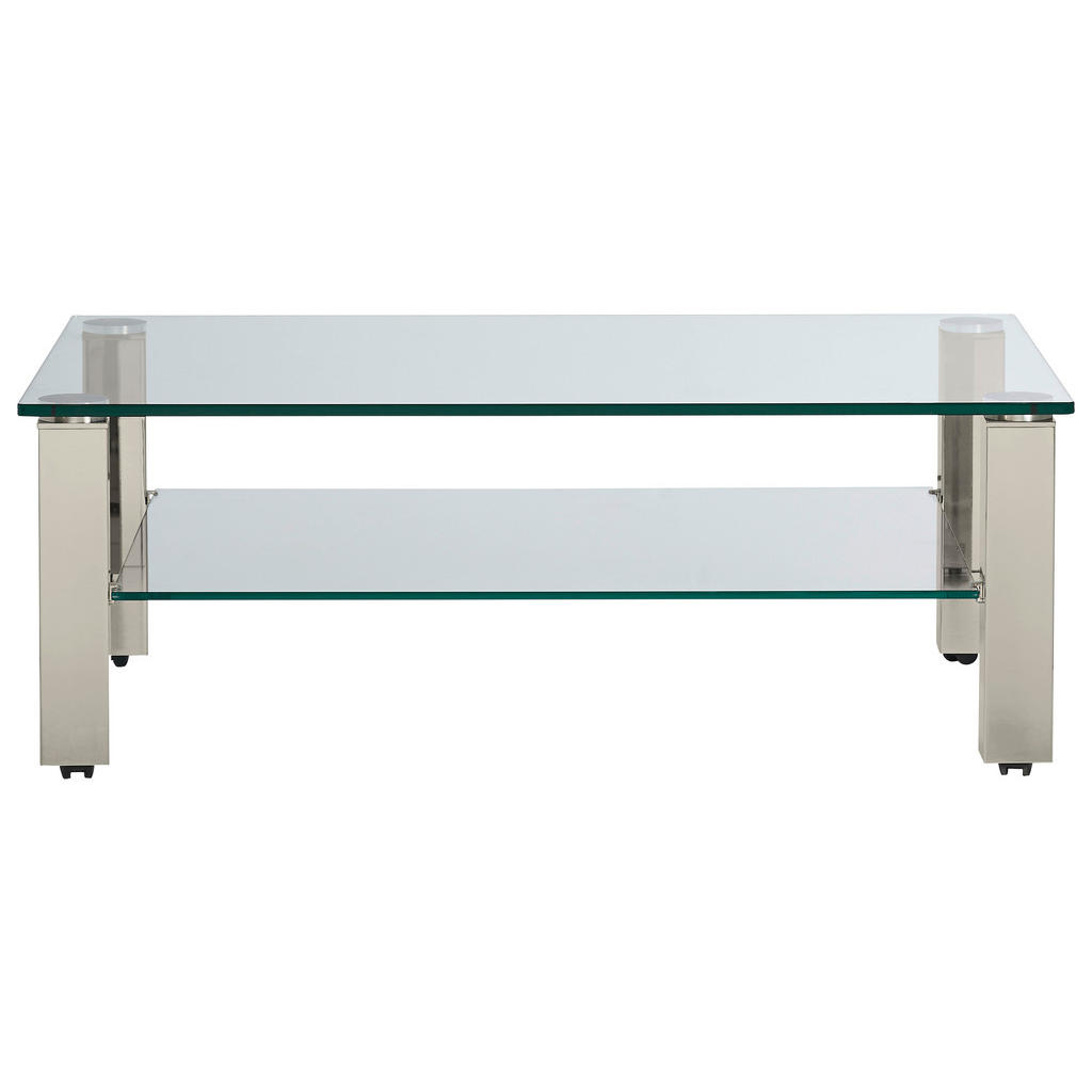 Thumbnail - Xxxl Couchtisch, Grau, Metall, Glas, rechteckig, eckig, 70x42.5x110 cm, Wohnzimmer, Wohnzimmertische, Couchtische, Couch...