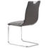 SCHWINGSTUHL Lederlook Chromfarben, Grau - Chromfarben/Grau, Design, Textil/Metall (46,5/90/61,5cm) - XORA