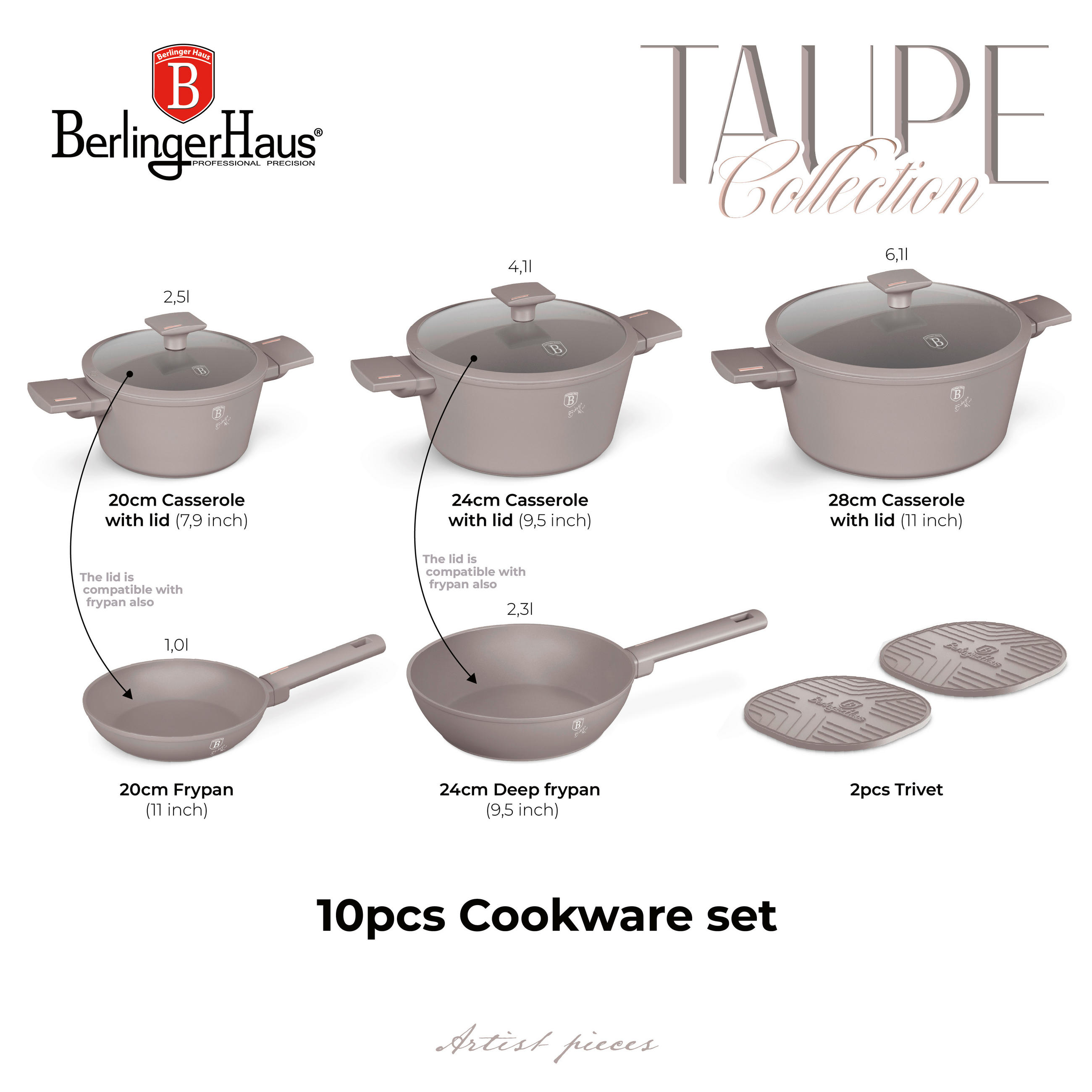 SERPENYŐKÉSZLET 65 cm  - Basics (65cm)