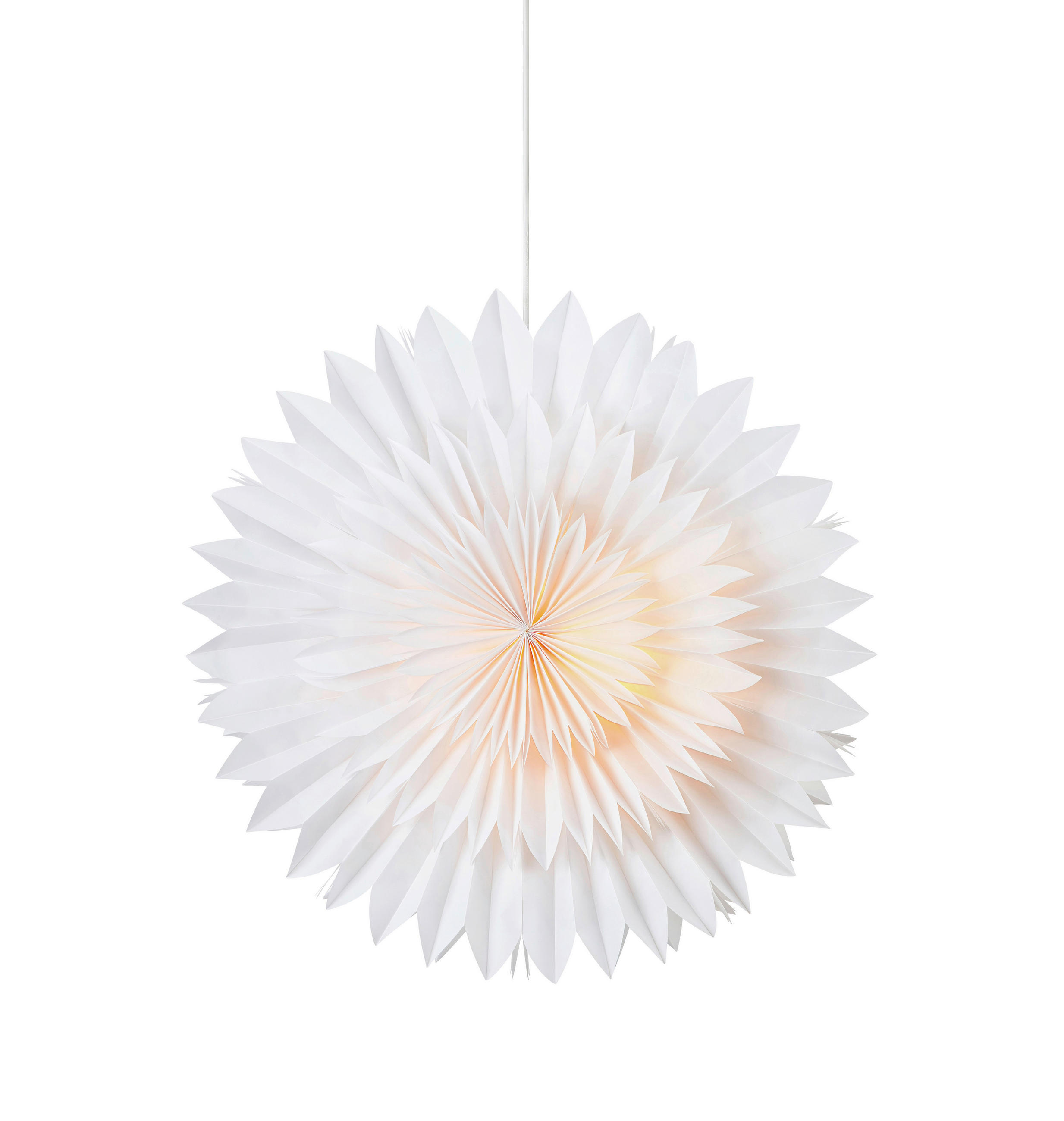 LED-DEKOLEUCHTE - Weiß, Basics, Papier (45/14/45cm) - Markslöjd