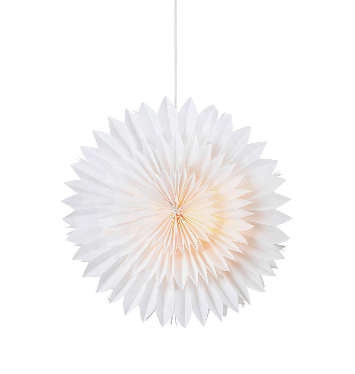 LED-DEKOLEUCHTE 45/14/45 cm   - Weiß, Basics, Papier (45/14/45cm) - Markslöjd
