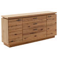 SIDEBOARD Eichefarben  180/84/44 cm  - Eichefarben/Anthrazit, Natur, Holz/Holzwerkstoff (180/84/44cm) - Linea Natura