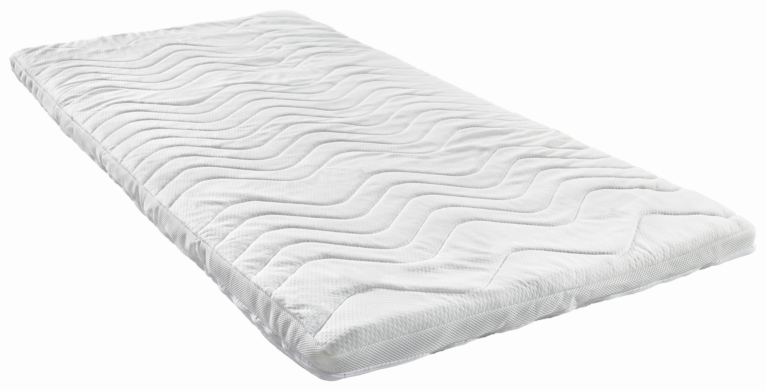 TOPPER 180/200 cm Höhe ca. 6 cm  - Weiß, Basics, Textil (180/200cm) - Sleeptex