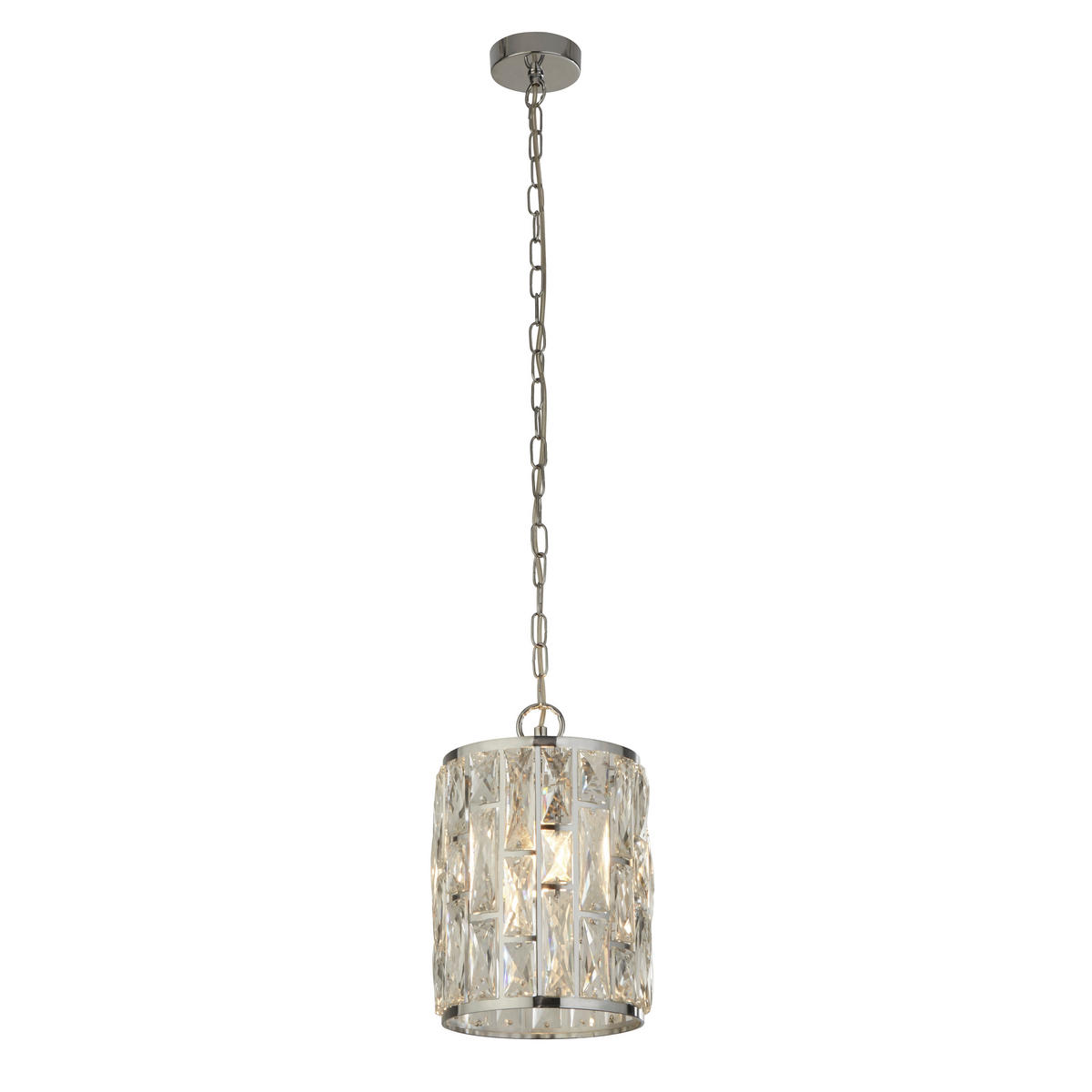 HÄNGLAMPA Bijou 22/31-152 cm  - kromfärg, Design, metall/glas (22/31-152cm)