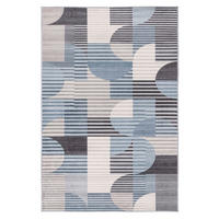 FLACHWEBETEPPICH 160/230 cm Blau rechteckig  - Blau, Basics, Textil (160/230cm) - Kayoom
