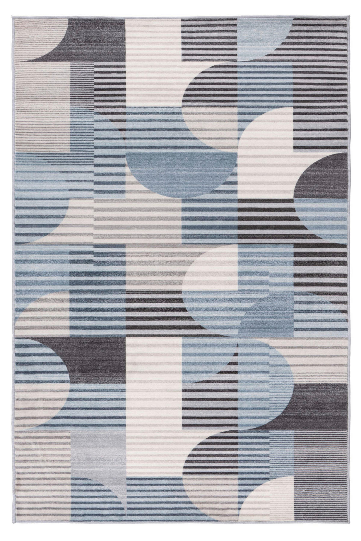 FLACHWEBETEPPICH 160/230 cm Blau rechteckig  - Blau, Basics, Textil (160/230cm) - Kayoom