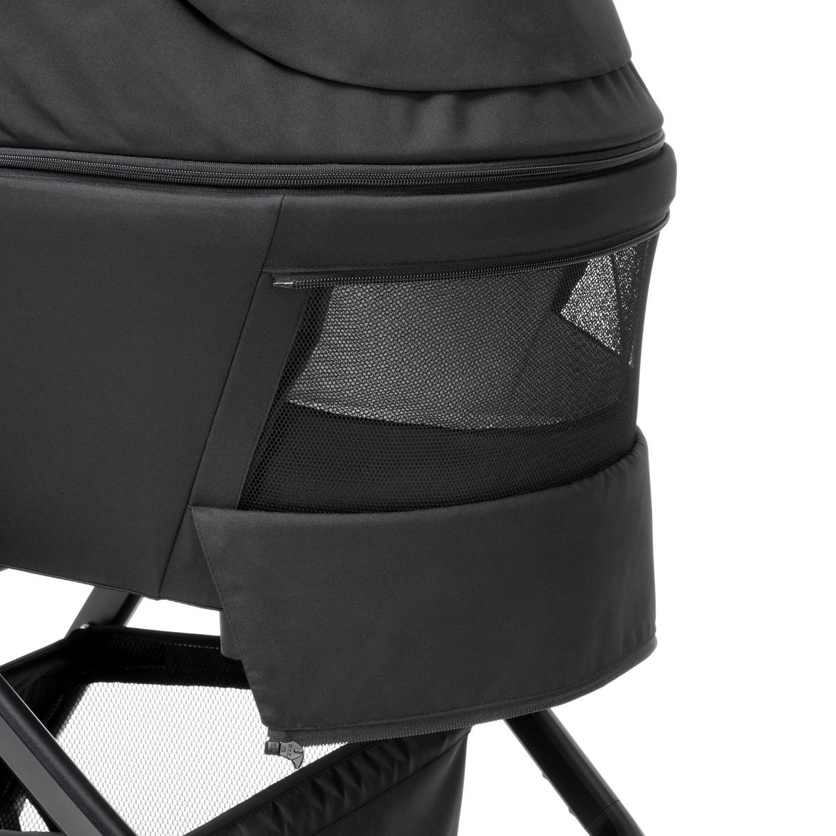 KINDERWAGENSET   schwarz  - Schwarz, Basics, Textil/Metall - My Baby Lou