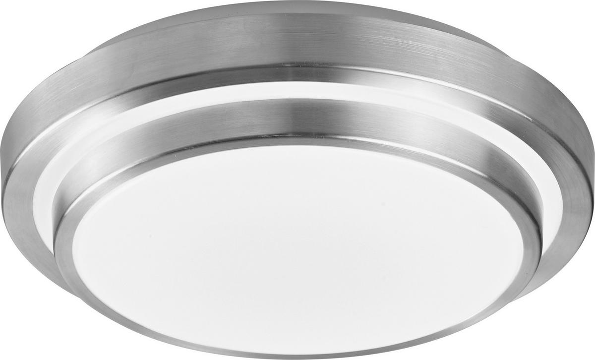 LED PLAFONJERA - boja aluminijuma, Osnovno, metal/plastika (29/9cm) - Novel
