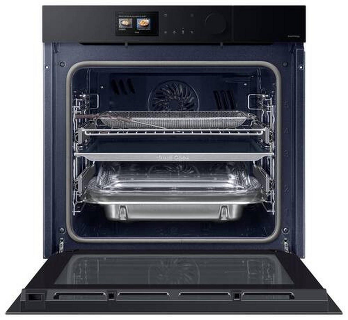 BACKOFEN NV7B7997AAK/U3  - Schwarz, Design, Glas/Metall (59,5/59,5/57,1cm) - Samsung