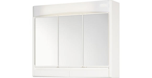 SPIEGELSCHRANK 60/51/18 cm  - Weiß, MODERN, Glas/Kunststoff (60/51/18cm) - Xora