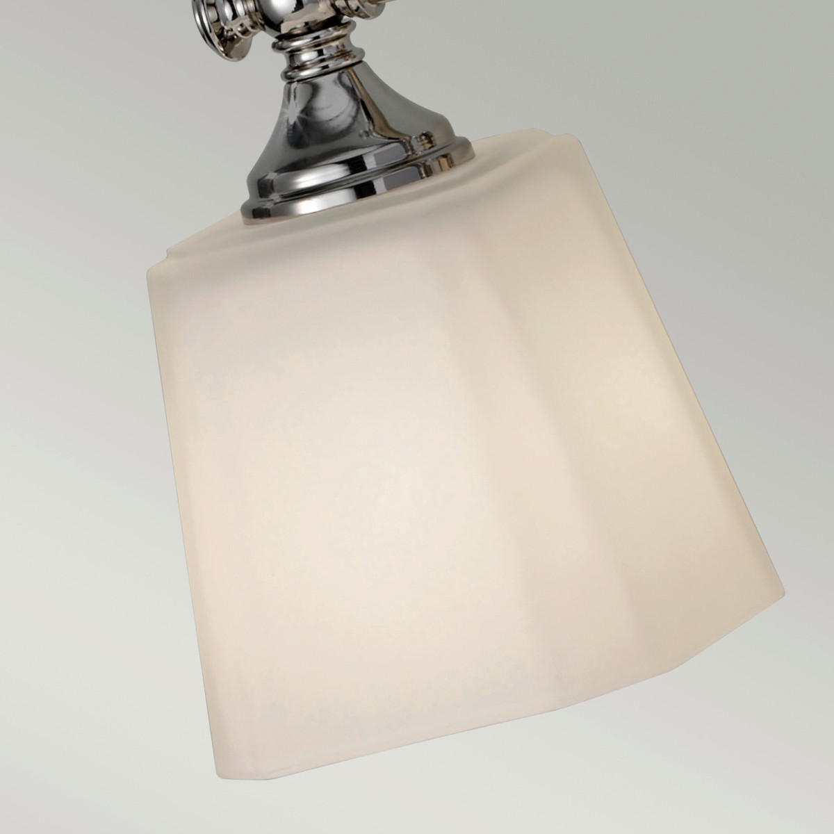 BADEZIMMER-WANDLEUCHTE - Chromfarben, Konventionell, Glas/Metall (53.3 /25.7/15.2cm) - Elstead Lighting