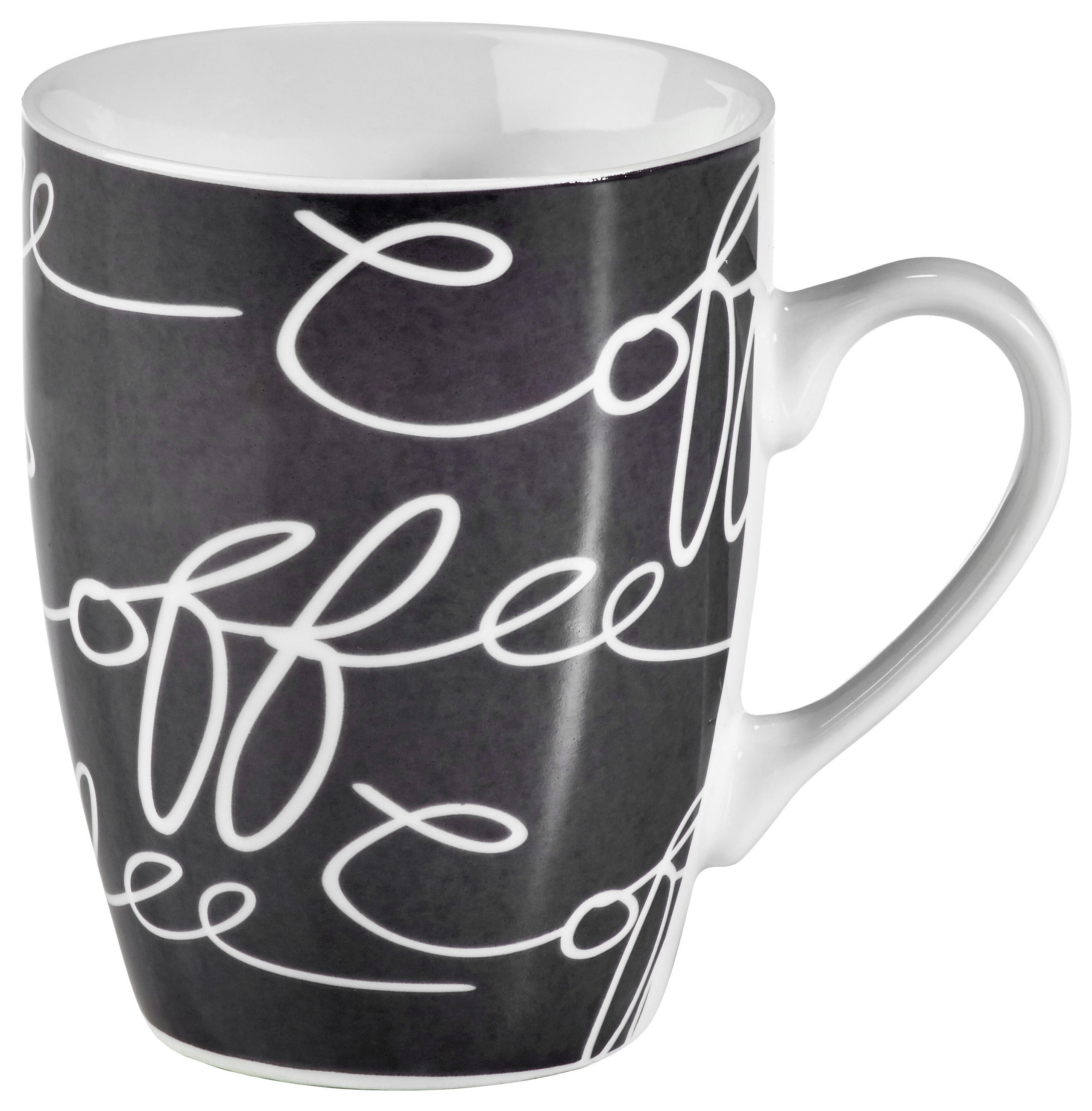 CANĂ PENTRU CAFEA 250 ml  - alb/gri, Trend, ceramică (0,250l) - Ritzenhoff Breker