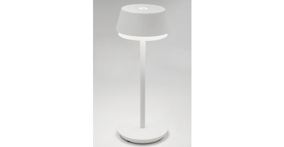 LED-TISCHLEUCHTE 12/30 cm - Weiß, Basics, Kunststoff/Metall (12/30cm) - Dieter Knoll