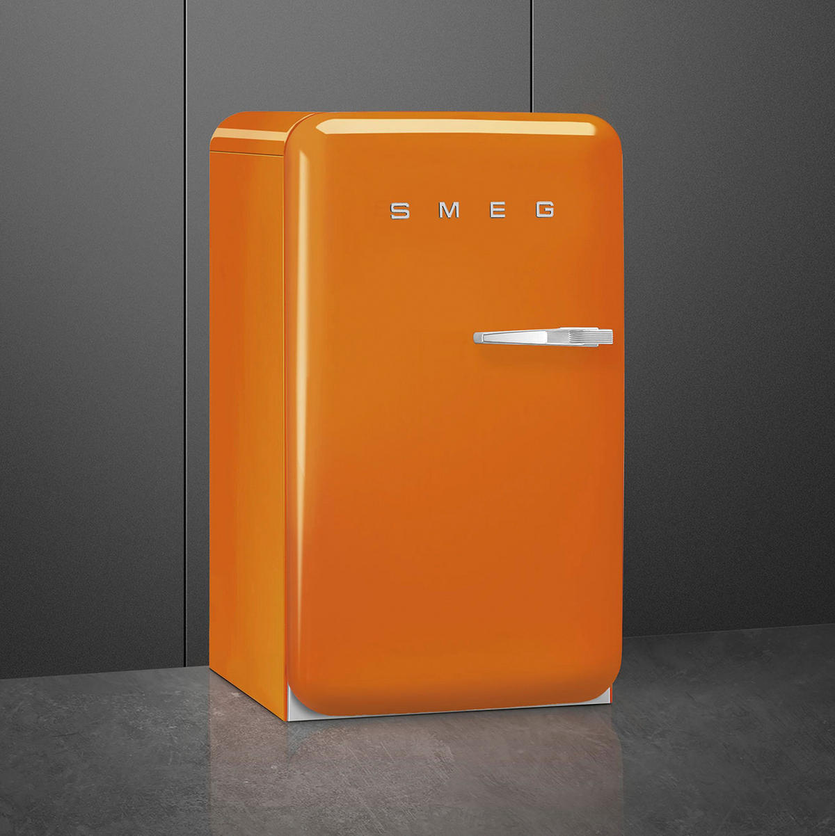 KÜHLSCHRANK 54,5/97-98/70,1 cm FAB10LOR6  - Orange, Basics, Glas/Metall (54,5/97-98/70,1cm) - SMEG