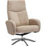 RELAXSESSEL in Textil Beige - Chromfarben/Beige, Design, Textil/Metall (71/104/72cm) - Welnova RELAXSESSEL in Textil Beige - Chromfarben/Beige, Design, Textil/Metall (71/104/72cm) - Welnova