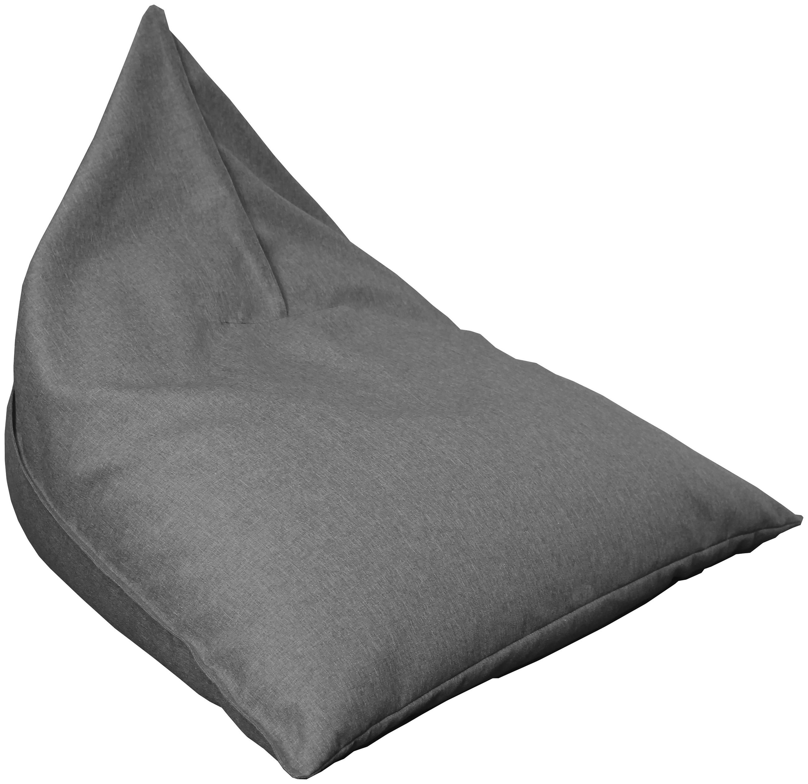 SITZSACK Webstoff 230 L  - Grau, Design, Textil (110/85/130cm) - Boxxx