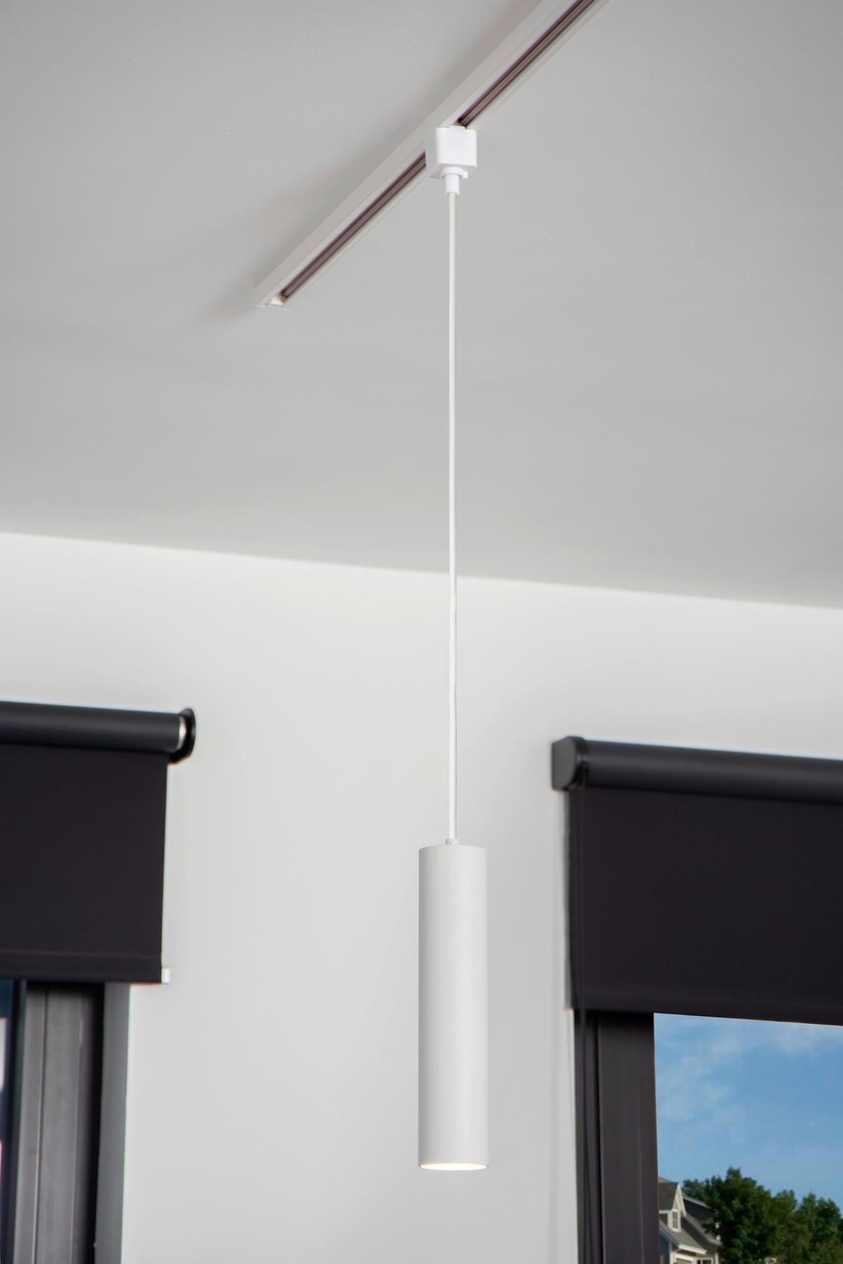 SCHIENENSYSTEM Track 5.6/5.6/155 cm   - Weiß, Basics, Metall (5.6/5.6/155cm) - Lucide