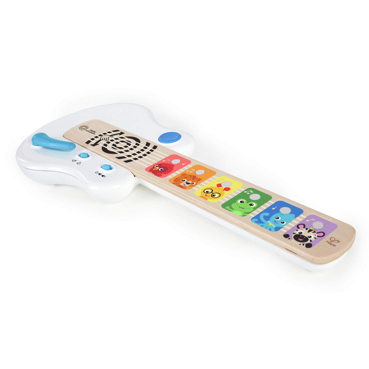 E-GITARRE - Weiß Hochglanz, Basics, Holzwerkstoff/Kunststoff (45,3/24,2/5,8cm) - Hape
