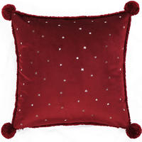 ZIERKISSEN  - Dunkelrot, LIFESTYLE, Textil (45/45cm) - X-Mas