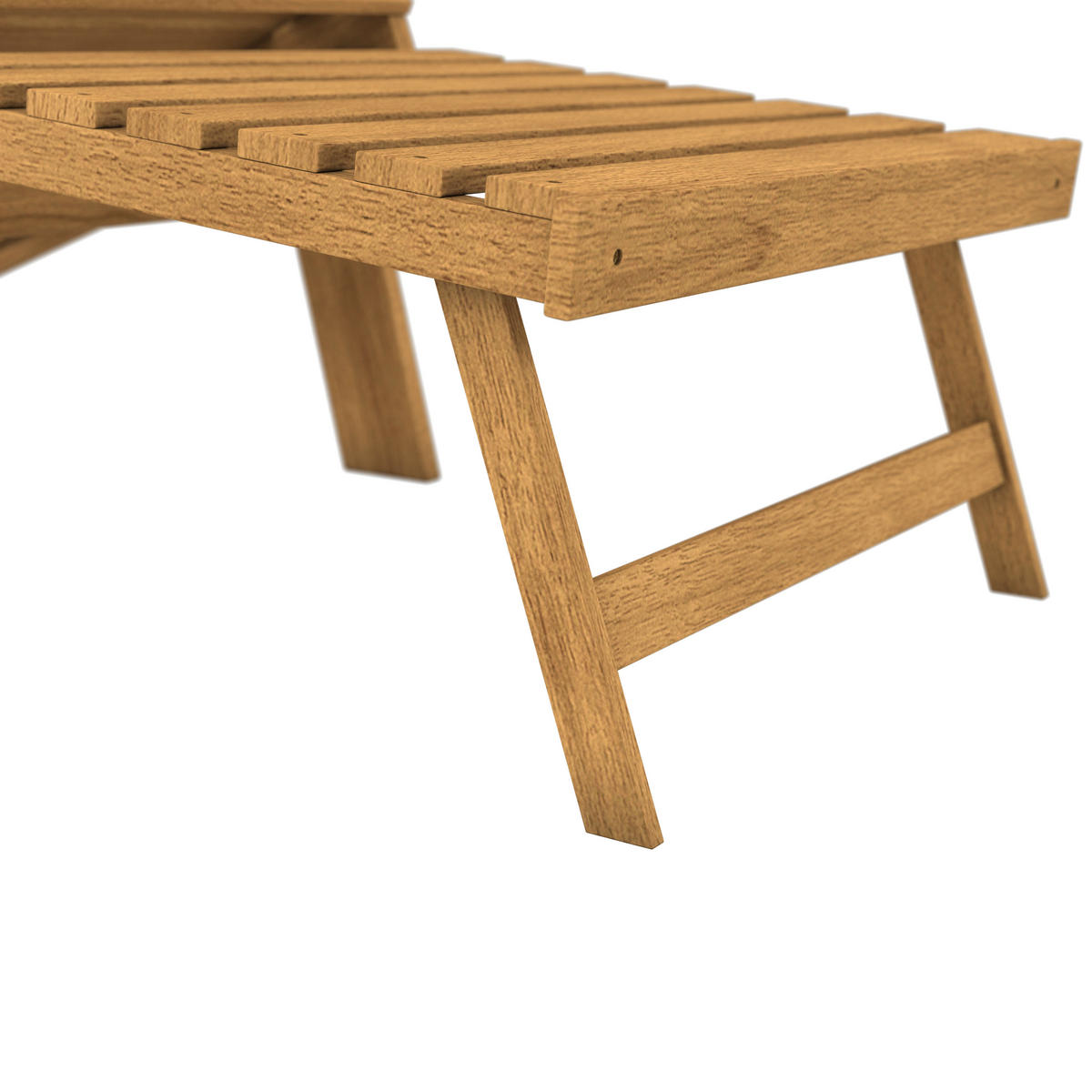 GARTEN-RELAXSESSEL 138/74/88 cm  - Akaziefarben, MODERN, Holz (138/74/88cm) - Ambia Garden