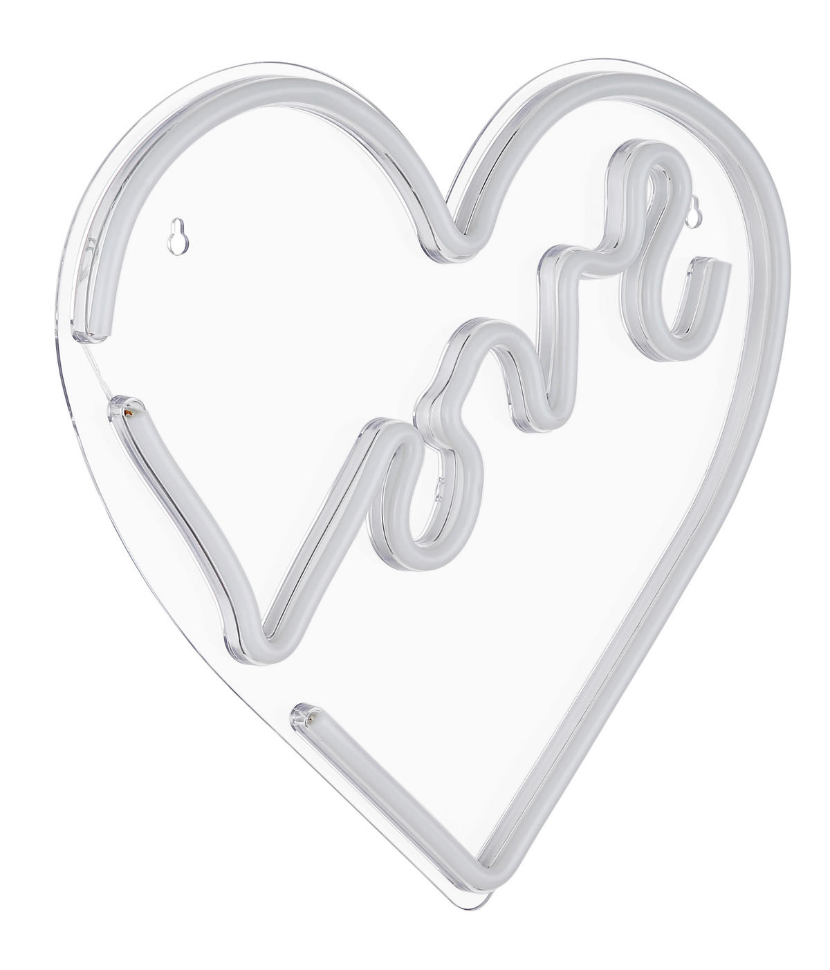 LED SVJETILJKA DEKORATIVNA  - bijela/prozirno, Trend, plastika (35/33,5cm)