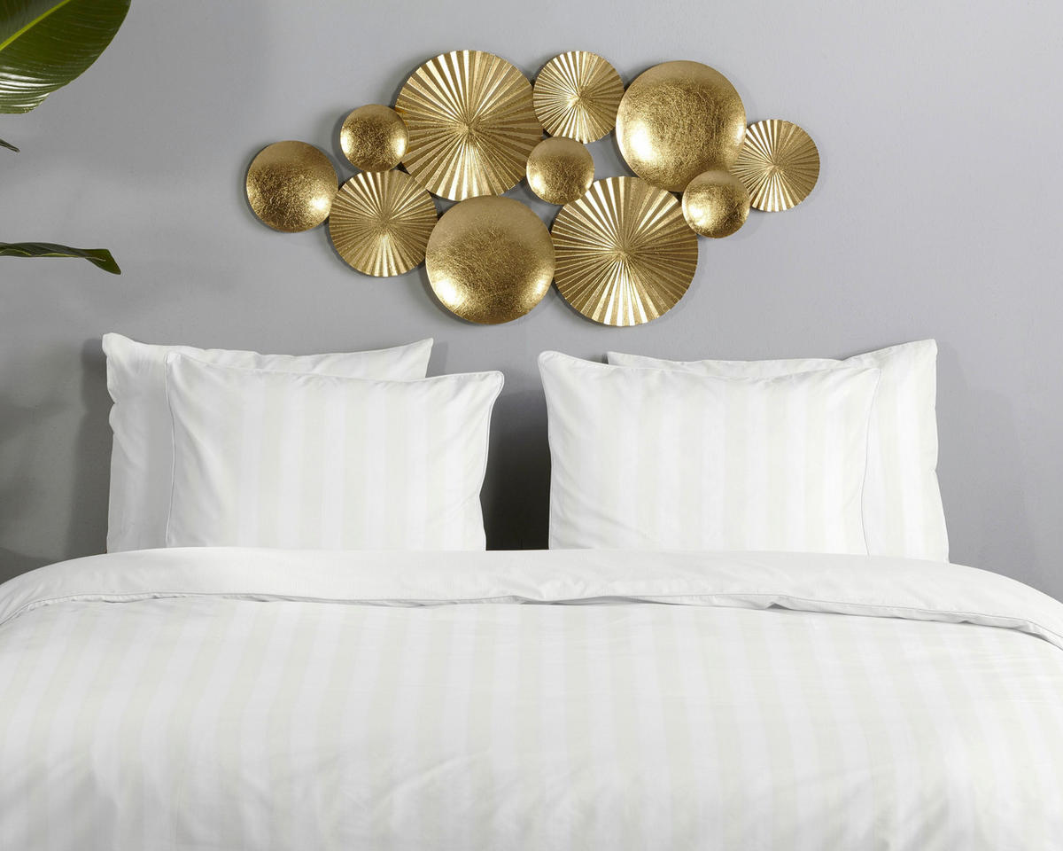 BETTWÄSCHE 2-teilig Descanso Satin 140/200 cm  - Weiß, Basics, Textil (140/200cm)