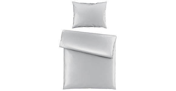BETTWÄSCHE 140/220 cm - Silberfarben, Basics, Textil (140/220cm) - Novel