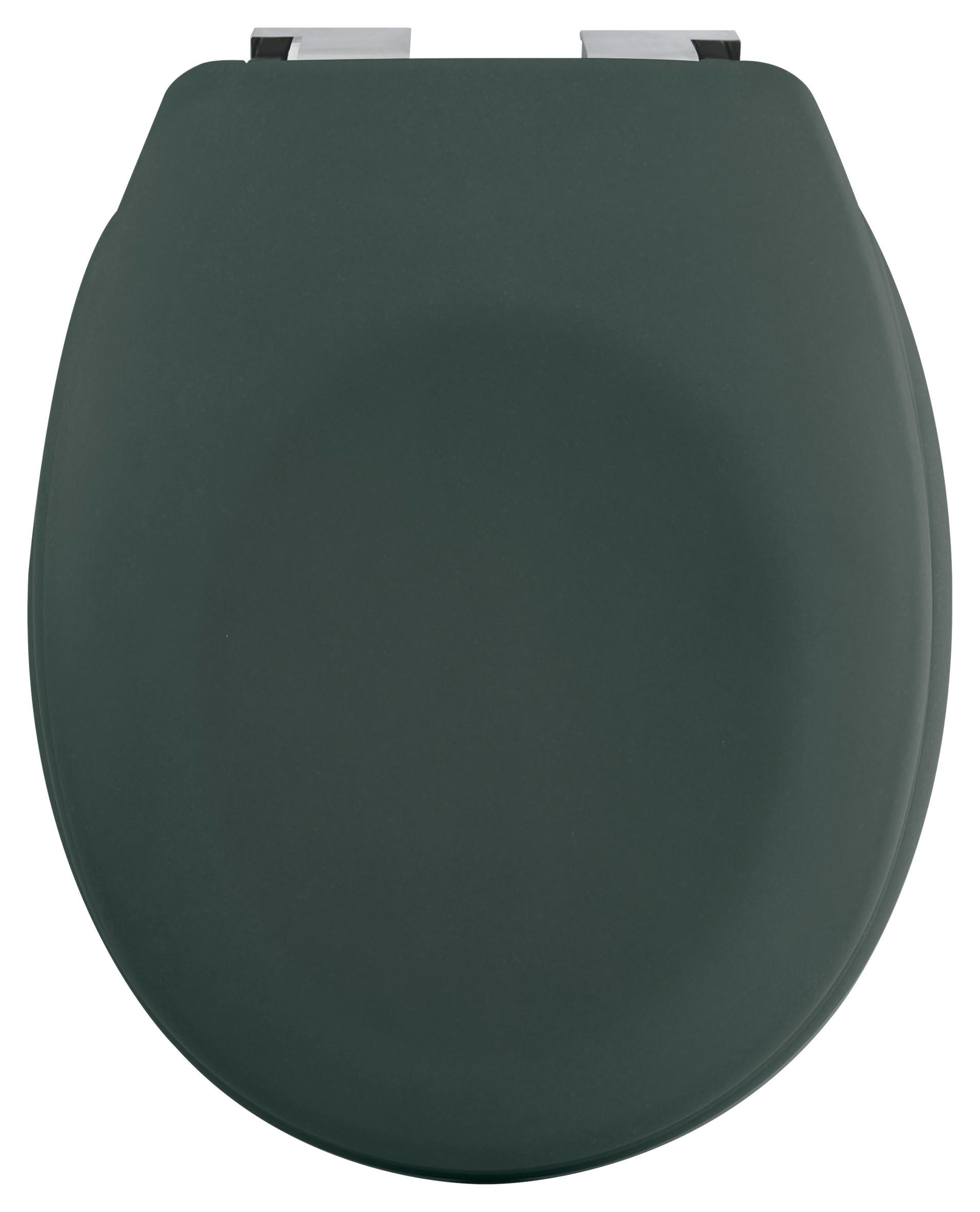 WC-SITZ Dunkelgrün  - Dunkelgrün, KONVENTIONELL, Kunststoff (37,3/5cm) - Spirella