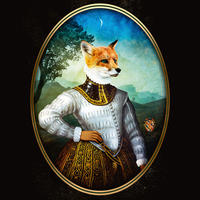 KUNSTDRUCK 14/14 cm  - Blau/Weiss, Basics, Papier (14/14cm) - Monee