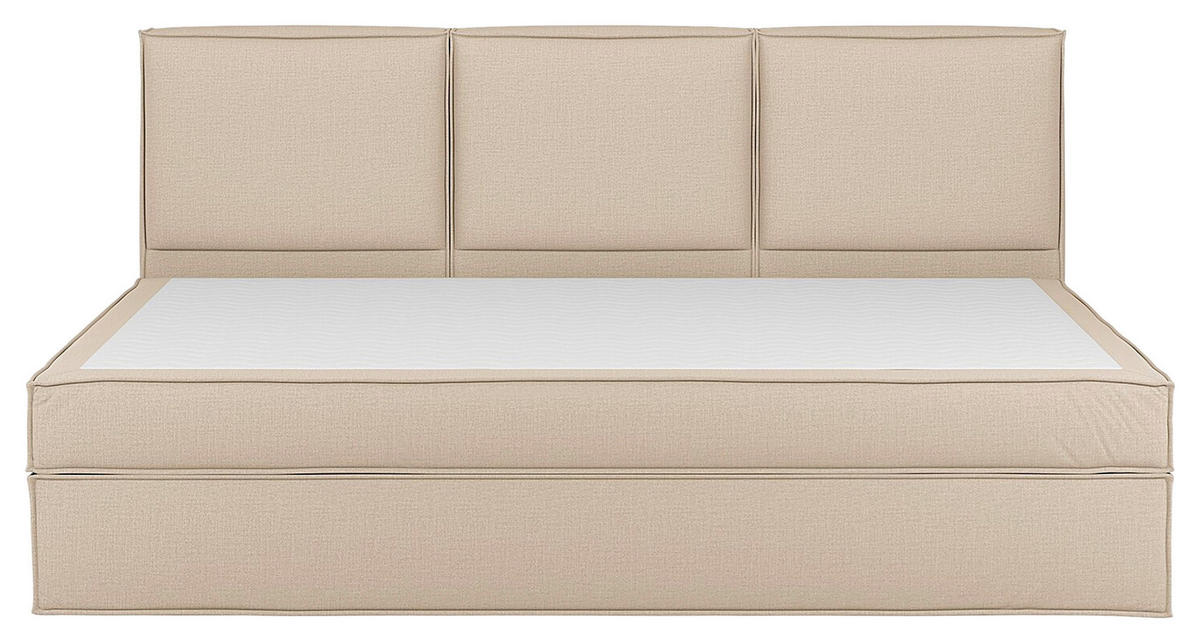 BOXSPRINGBETT 270/220 cm  in Beige  - Beige, Design, Textil (270/220cm) - home24