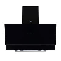 DUNSTABZUGSHAUBE HK 7.92  - Edelstahlfarben/Schwarz, Basics, Glas/Metall (89,6/41,5/43cm) - Midea