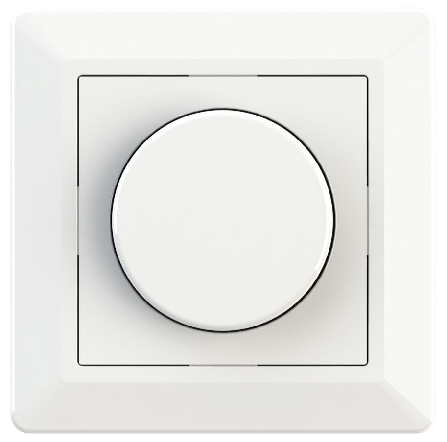 DIMMER - vit, Basics, plast (8,7/8,7/4,3cm)