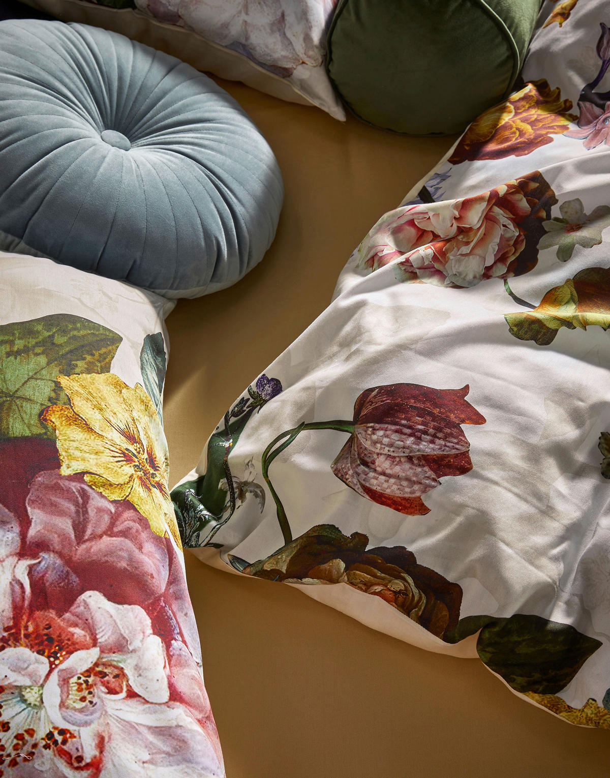 POSTELJNINA 135/200 cm saten krem barve  - krem barve, Konvencionalno, tekstil (135/200cm) - Essenza