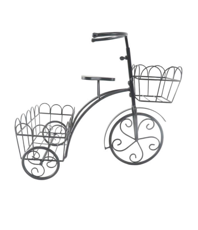 BLUMENSTÄNDER Metall  - Schwarz, Basics, Metall (40/25/36cm)