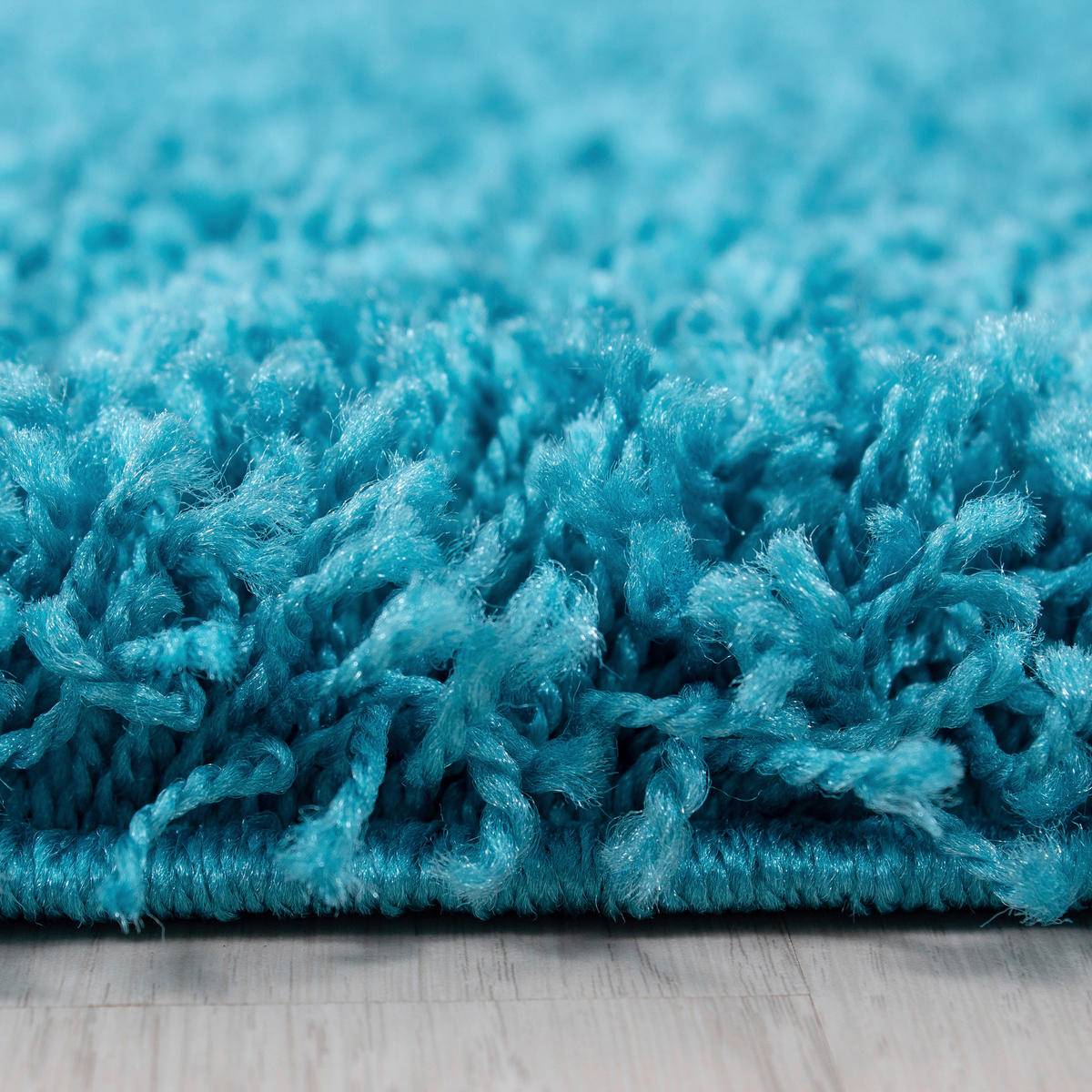HOCHFLORTEPPICH 120 cm Life 1500 Türkis  - Türkis, KONVENTIONELL, Textil (120cm) - Novel