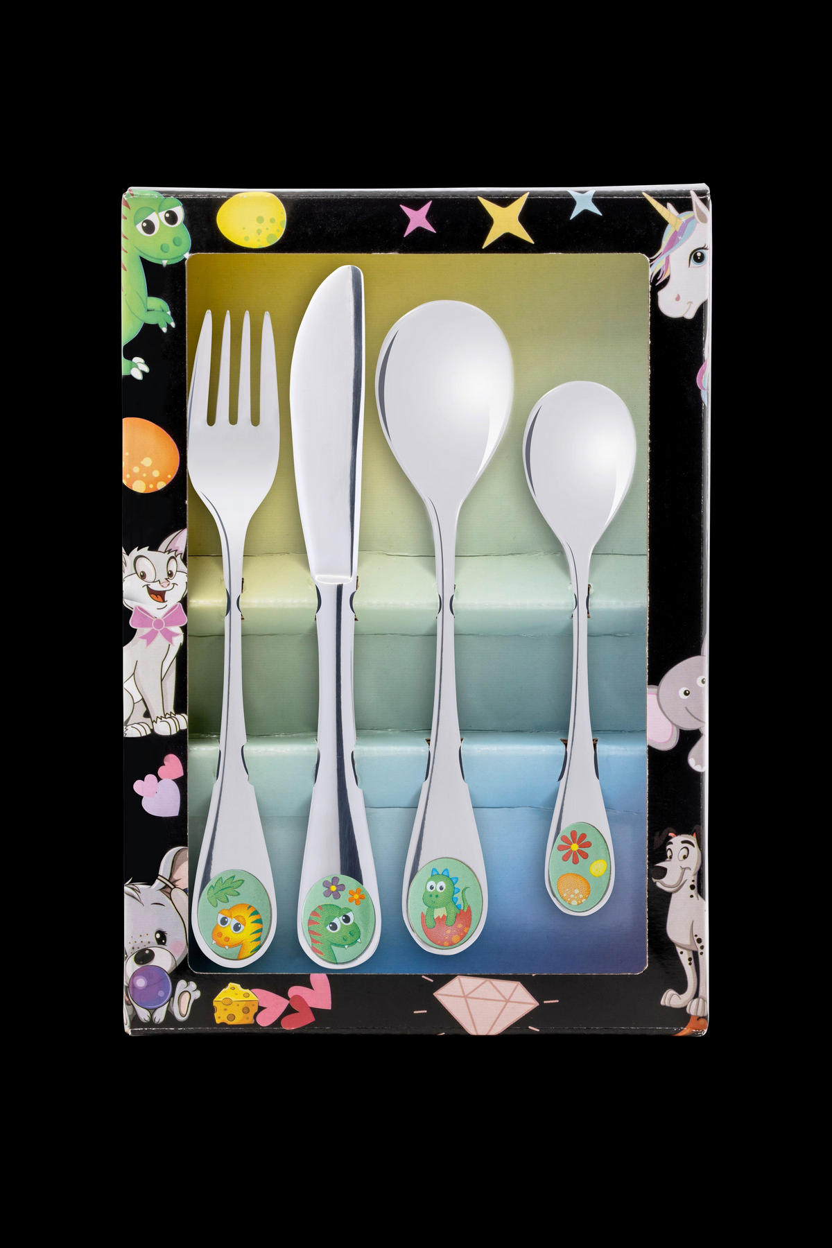 BESTECKSET  4-teilig  - Silberfarben, Basics, Metall (14.7/21.2/3.3cm) - Berndorf