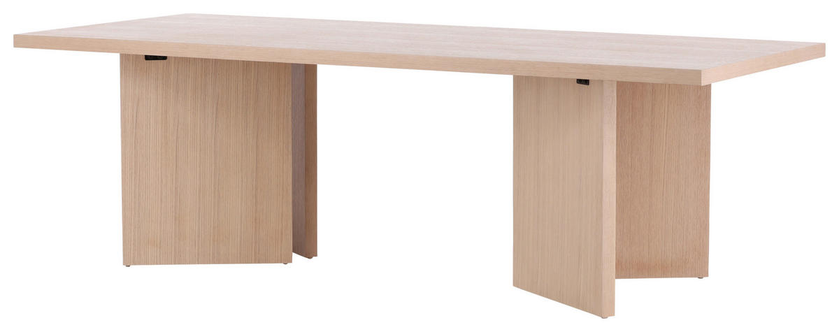 MATBORD i trä, trämaterial 240/100/74 cm   - beige, Design, trämaterial/trä (240/100/74cm) - Livetastic