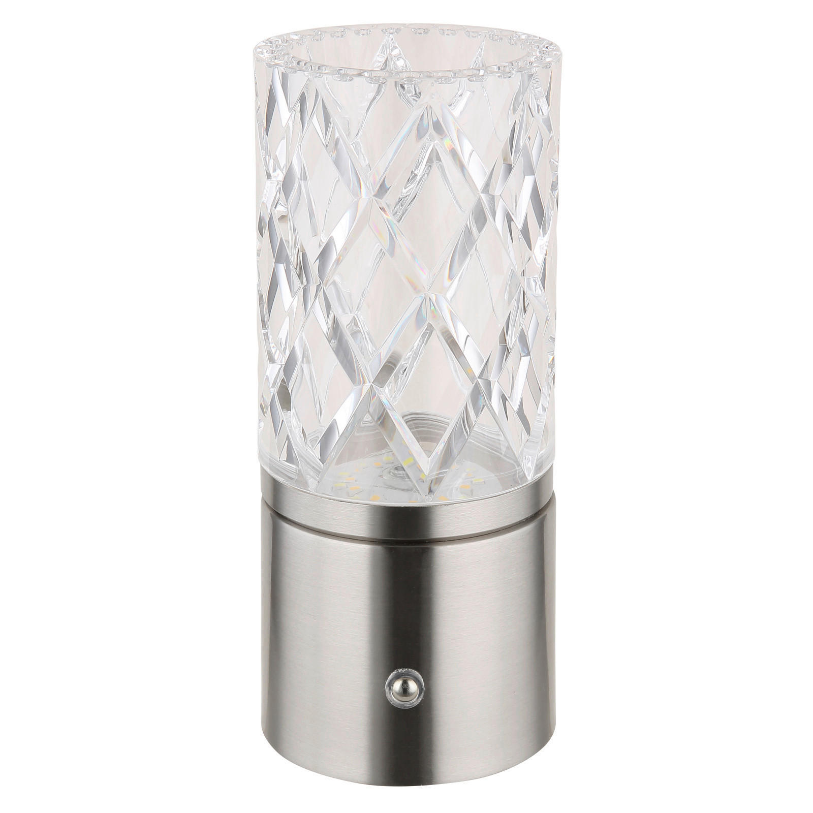 PORTABEL LAMPA 8/19 cm   - klar/kromfärg, Klassisk, metall/plast (8/19cm) - Globo