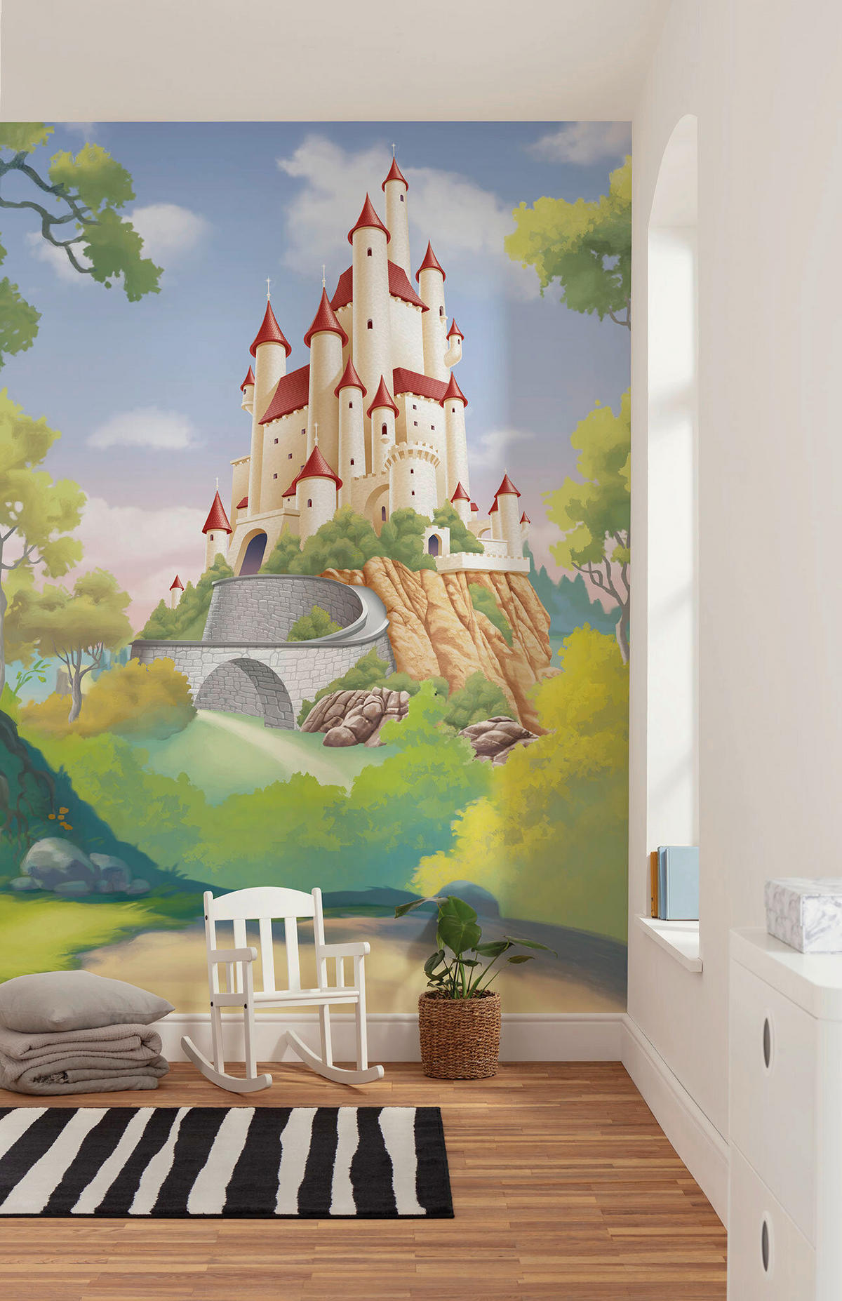 FOTOTAPETE PRINCESS SNOW WHITE  - Naturfarben, Design, Textil (200/250cm) - Disney