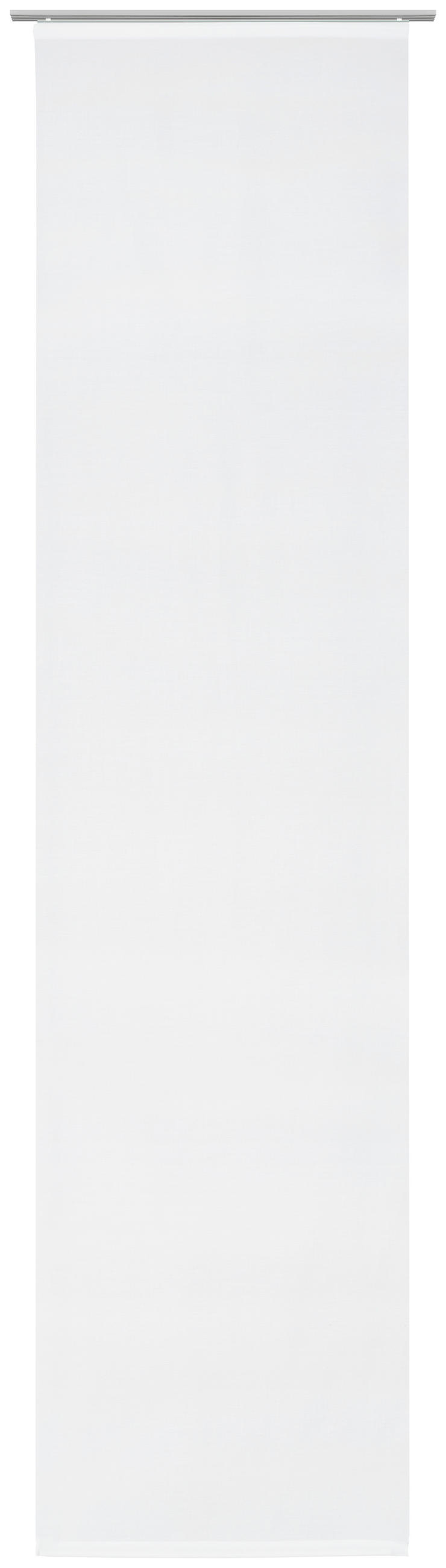 PANELNA ZAVESA    60/255 cm  - bela, Konvencionalno, tekstil (60/255cm) - Novel