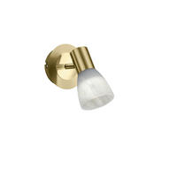 STRAHLER 9 cm  - Weiß, KONVENTIONELL, Glas/Metall (9cm)