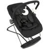 DETSKÉ HOJDACIE KRESIELKO - čierna, Basics, kov/textil (66/45/48-58cm) - My Baby Lou