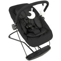 SCHAUKELWIPPE LUNCH Schwarz   - Schwarz, Basics, Kunststoff/Textil (66/45/48-58cm) - My Baby Lou