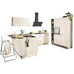 ECKKÜCHE XO 21  in Magnolie, Tannenholzfarben  - Tannenholzfarben/Magnolie, Design, Holzwerkstoff/Metall (121,6/280/150cm) - Xora