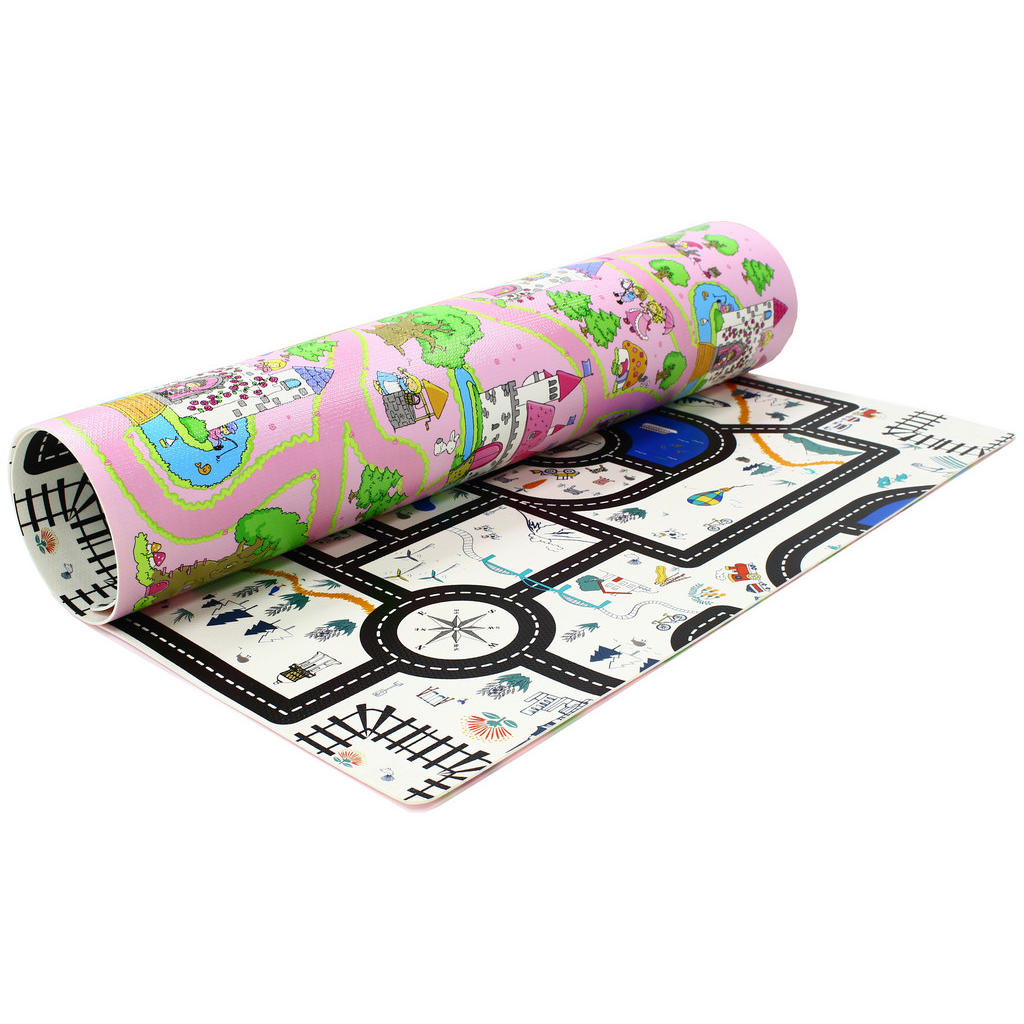 Thumbnail - My Baby Lou Spielteppich, Mehrfarbig, Kunststoff, rechteckig, 120x0.3x200 cm, EN 71, CE, rutschfest, beidseitig verwendb...