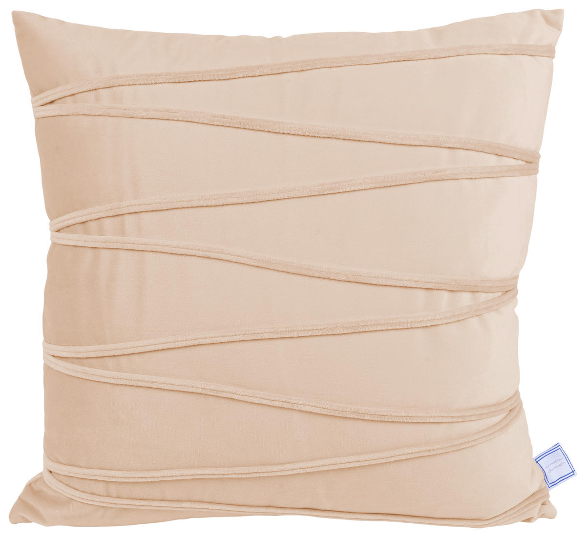 ZIERKISSENSET 2-teilig 30x45/50x45 cm  - Champagner, KONVENTIONELL, Textil (30x45/50x45cm)