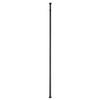 DUSCHVORHANGSTANGE 120-220 cm  - Schwarz, Basics, Metall (120-220cm) - Kleine Wolke