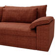 ECKSOFA  in Webstoff Rostfarben  198/306 cm  - Rostfarben/Schwarz, MODERN, Kunststoff/Textil (198/306cm) - Carryhome